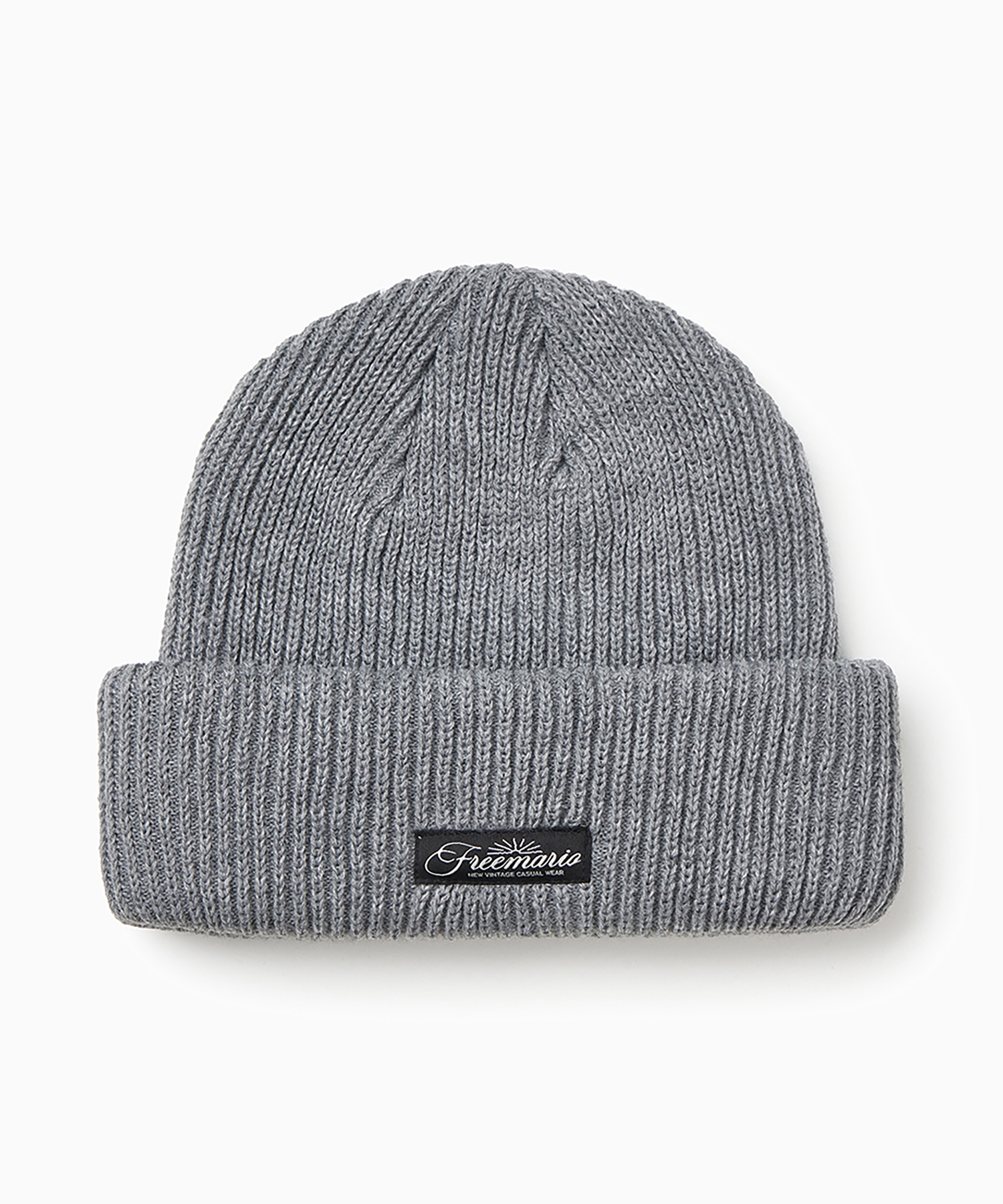 ビッグカフドビーニー [グレー]
