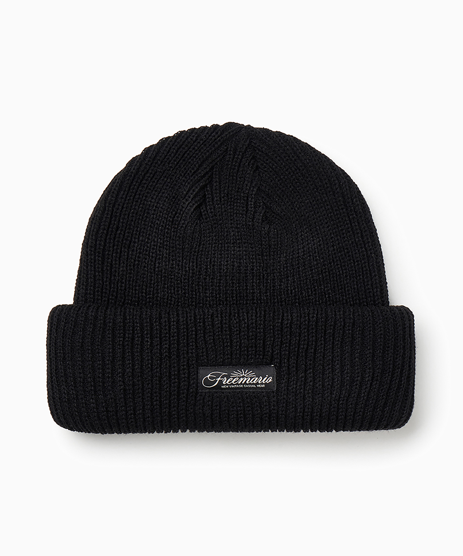 ビッグカフドビーニー [ブラック]