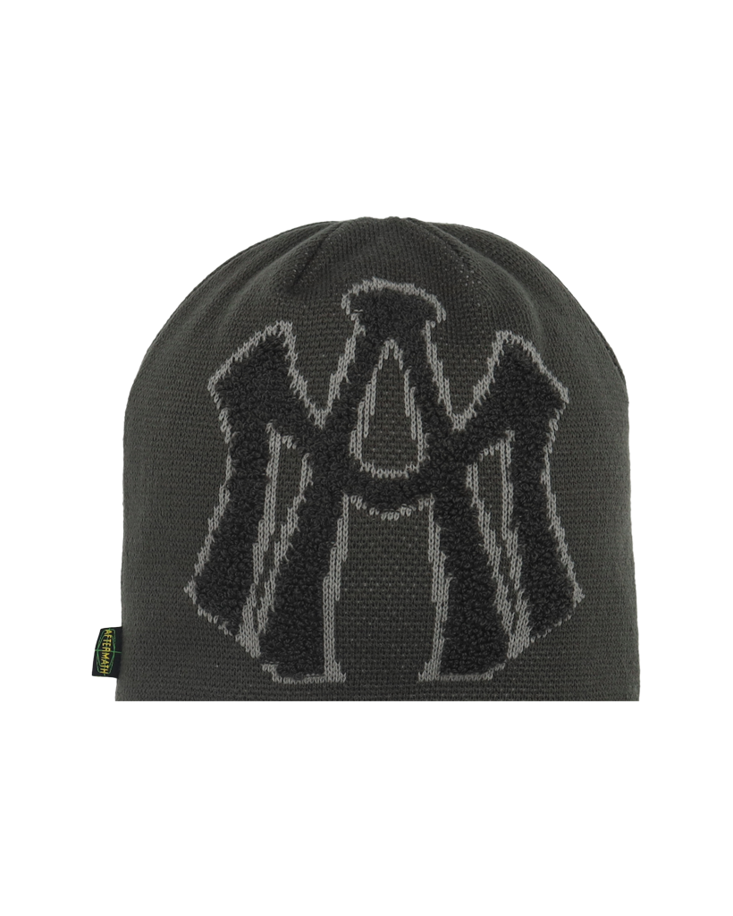 ATM BIG LOGO BEANIE CHARCOAL