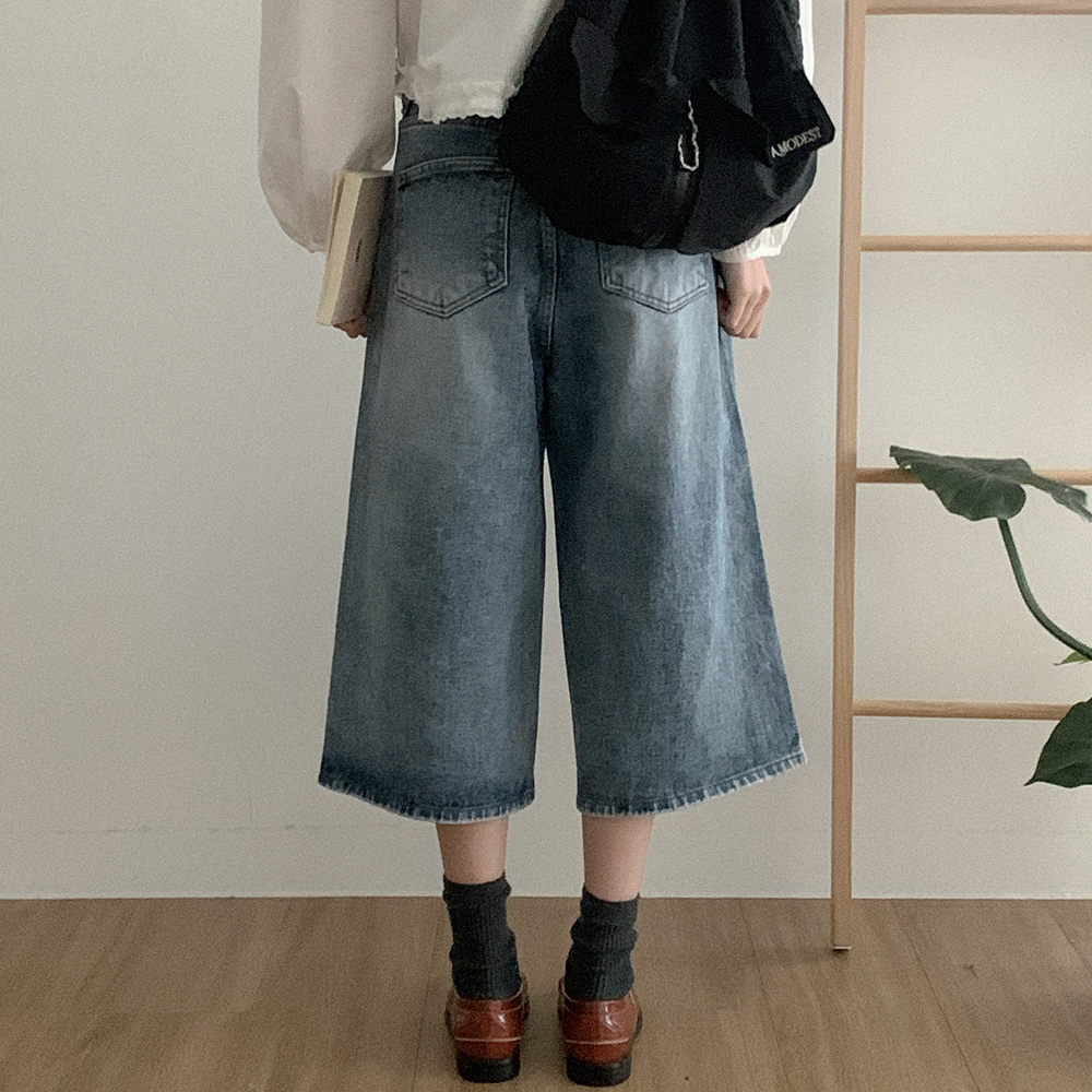 JCAESAR BUD PANTS 八分丈 九分丈 ショートパンツ ワイドパンツ ショートパンツ カラー：ターコイズ/ブラック/ピンク サイズ：S