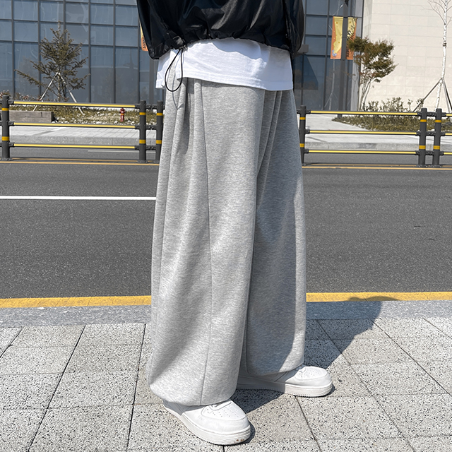 [original]タック入りバルーンワイドストリングジョガートレーニングパンツ