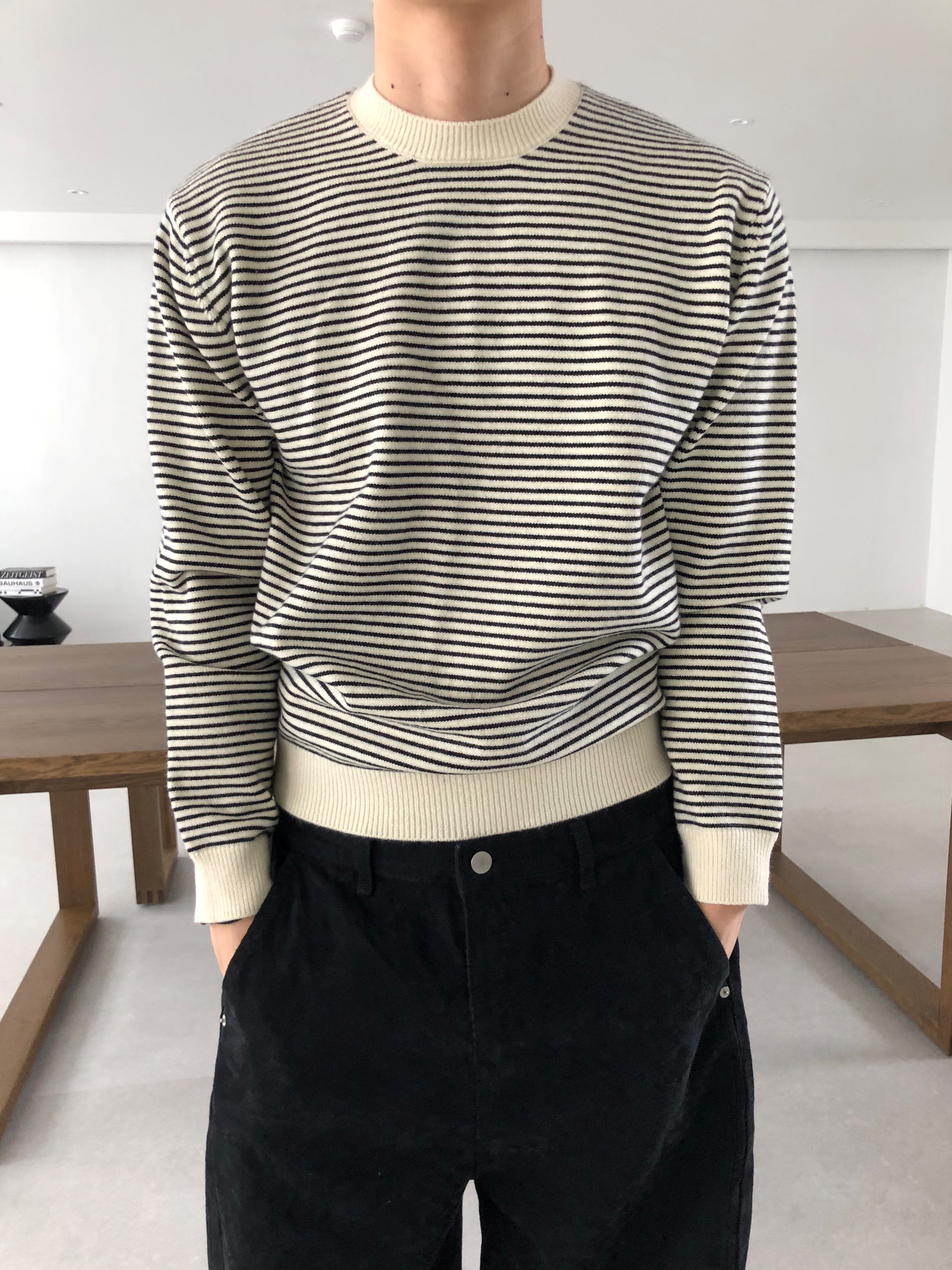 Vanilla ボーダー ニット