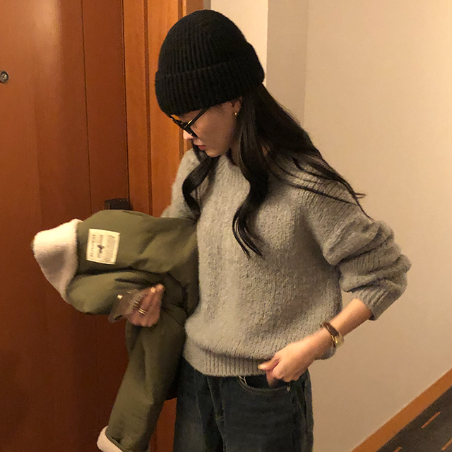 【新品タグ付き】グッドグリーフ　RIBBED KNIT SNOOD ブラウン GOOD GRIEF!/グッドグリーフ】 Ribbed Knit Snood