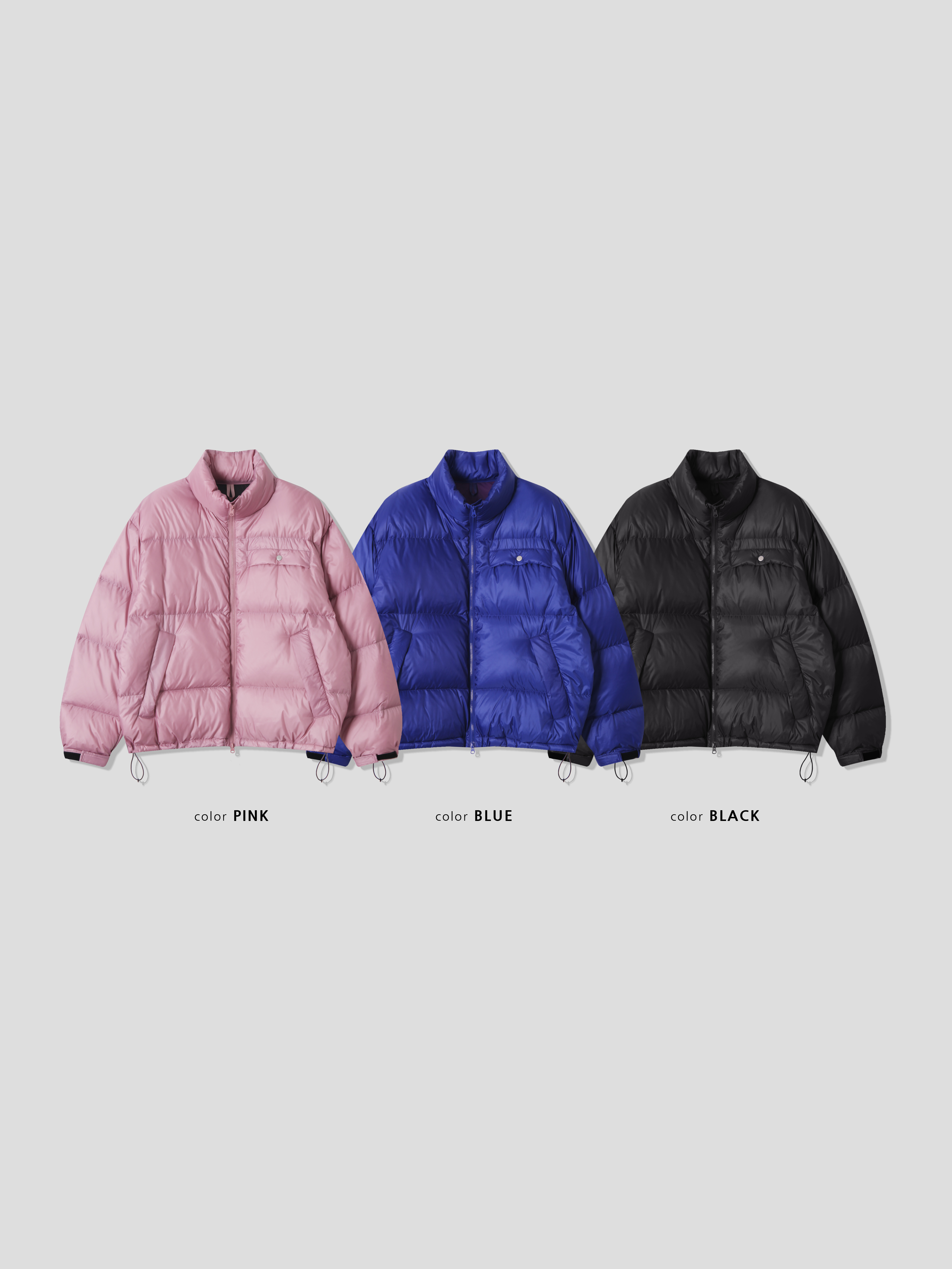 3color)ポケットダウンジャケット | ファッション通販サイト NUGU