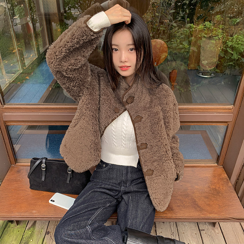 リバーシブルムートンジャケット | ファッション通販サイト NUGU