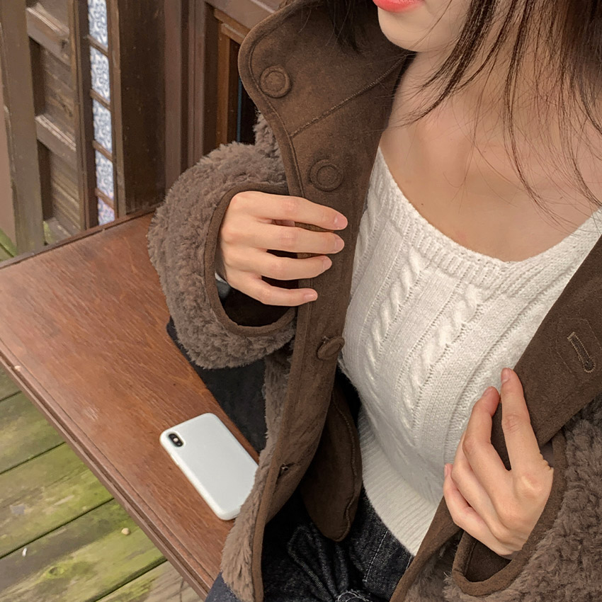 リバーシブルムートンジャケット | ファッション通販サイト NUGU