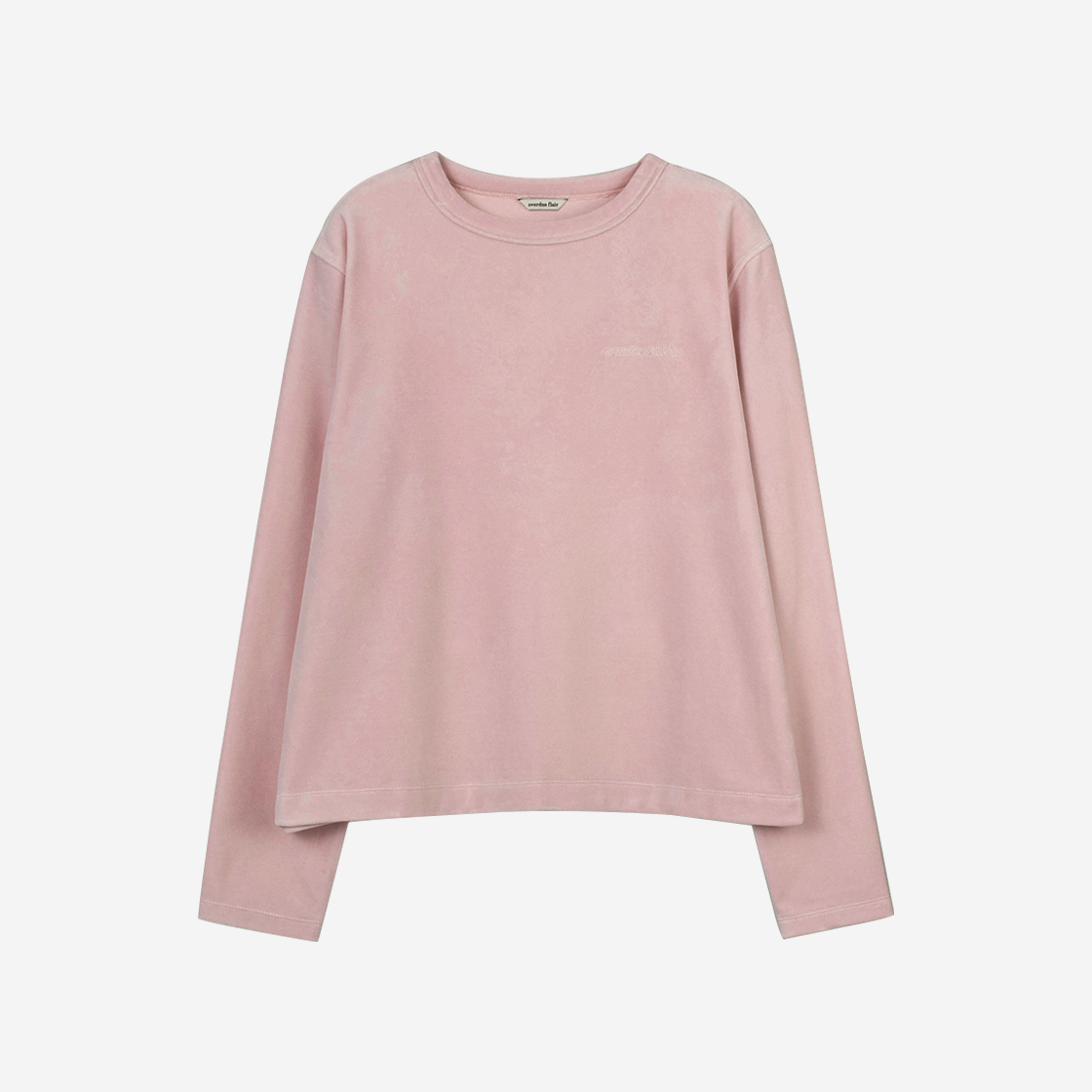 VELOUR T-SHIRTS_BABY PINK