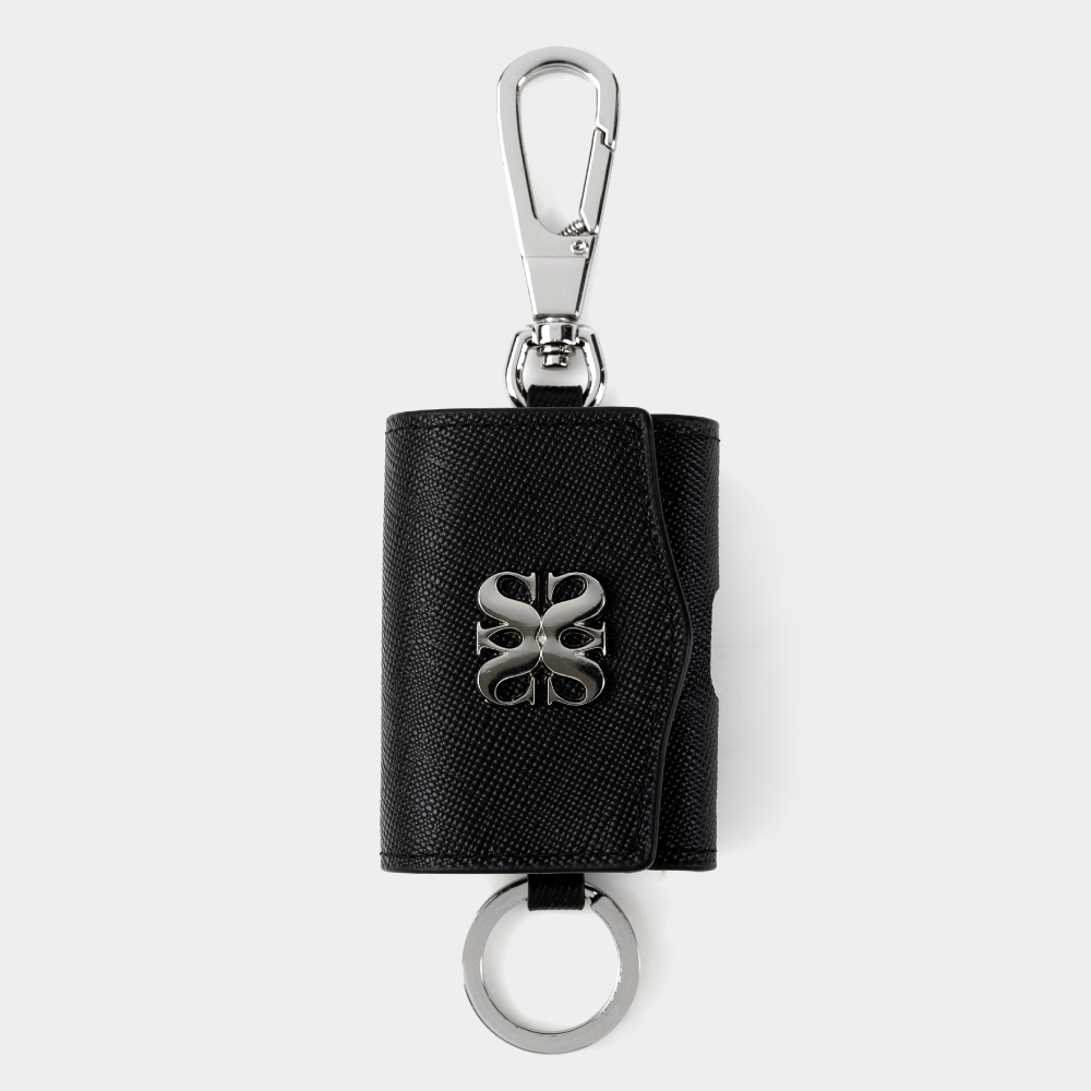 【SATUR】★キーリング エアポッド ケース ★ Satur Keyring Leather Airpods Case - Sky Blue | ファッション
