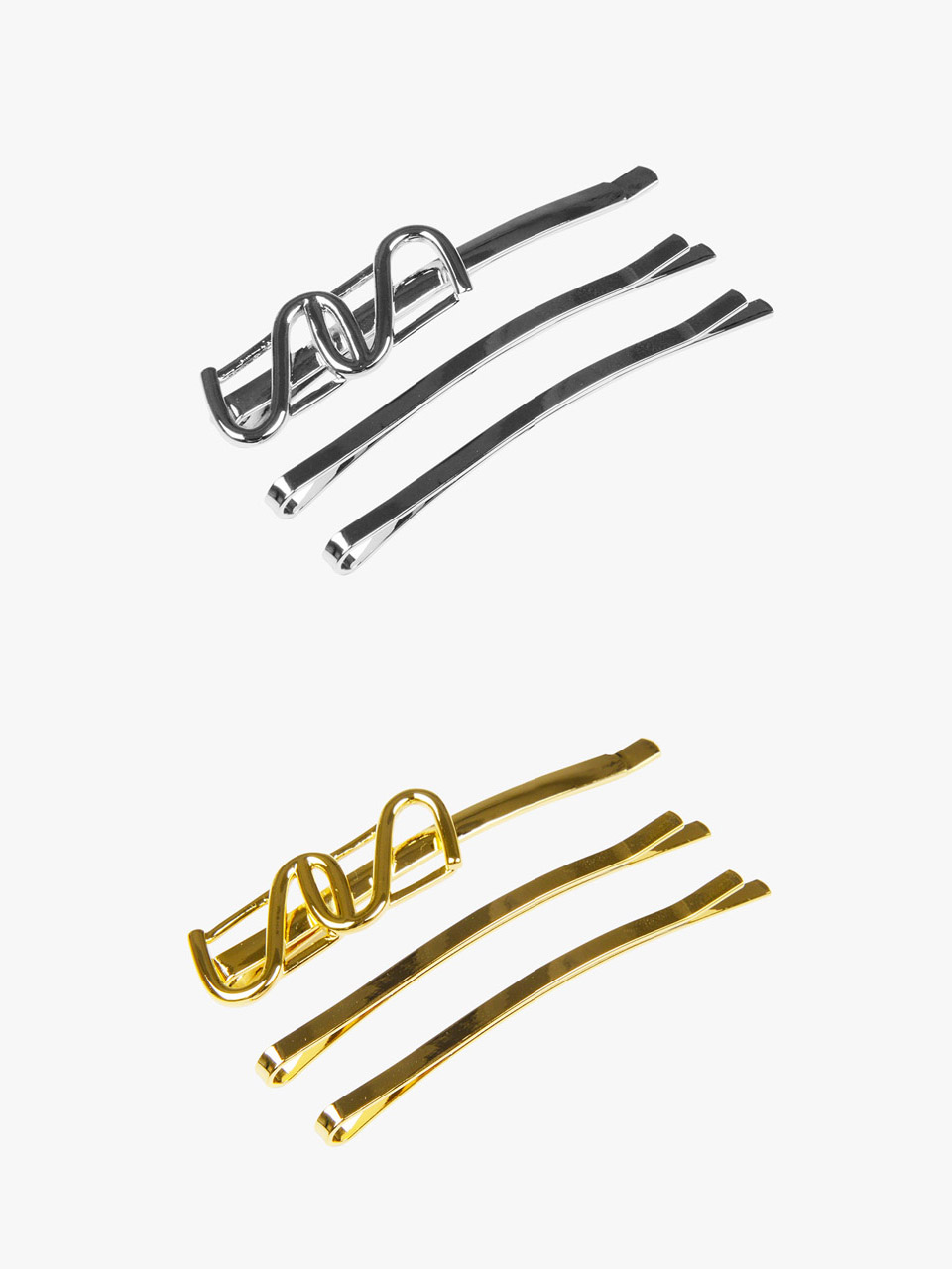 ヘアピン heyep(ヘイップ)Stud Hair Clips-4Piece Set(スタッズ ヘア