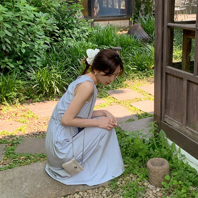 もぐもぐさん専用 ノースリーブ ロングワンピース M ブラウン KOEISTORE ワンピース レディース 秋 冬 秋冬 黒 ロング