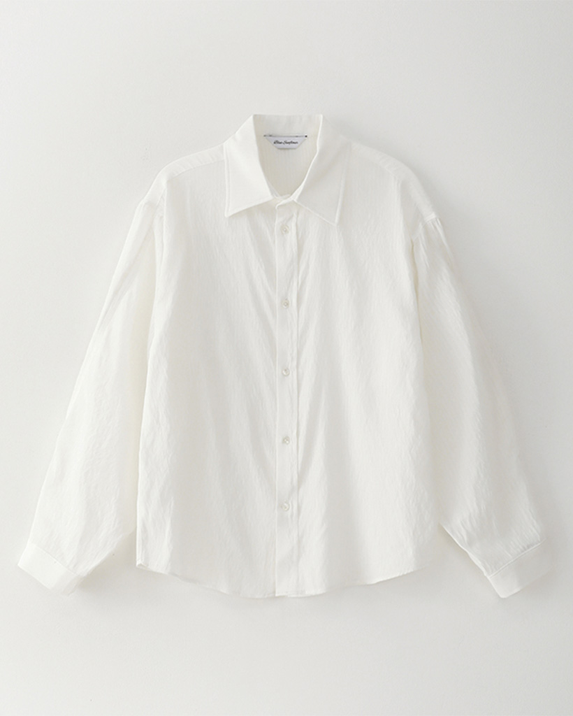 Bluesf soft sheer shirt [White]
