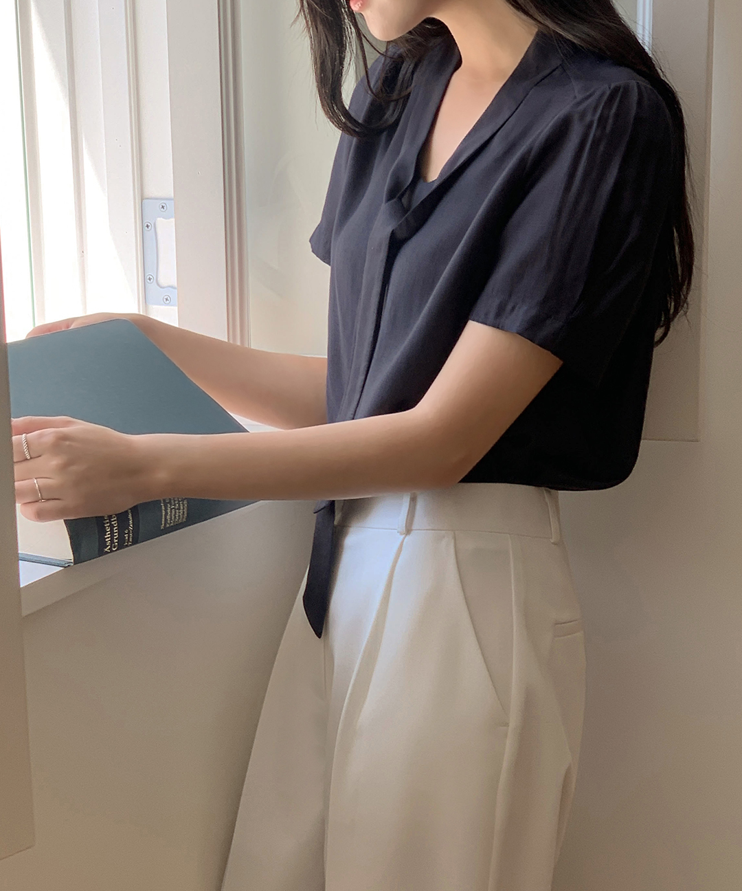 オケージョン】[original/S-M]タイブラウス | ファッション通販