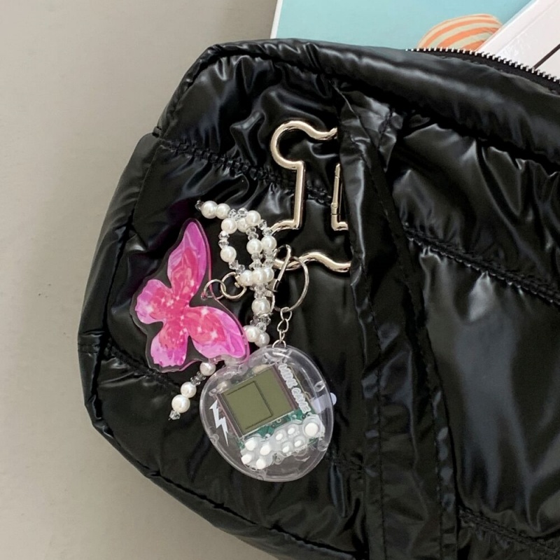 [3color]ハートダイス,バタフライパールキーリング