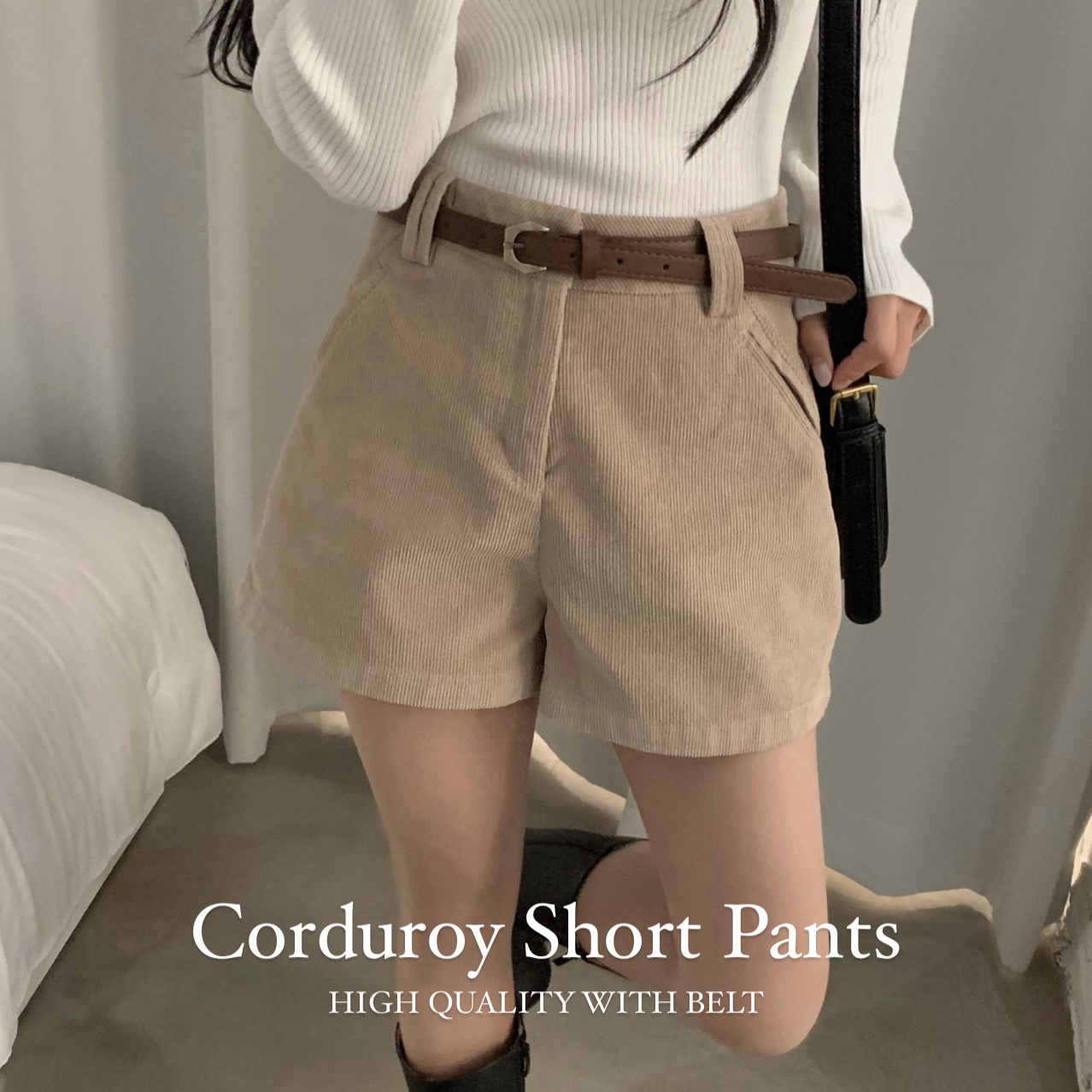 コーデュロイ ショートパンツ (3color)