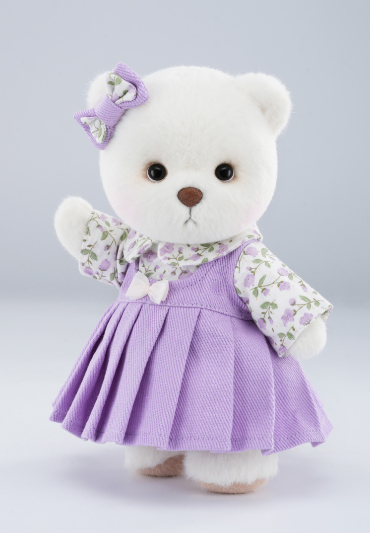 Couple Violet Flower Dress / Pants S