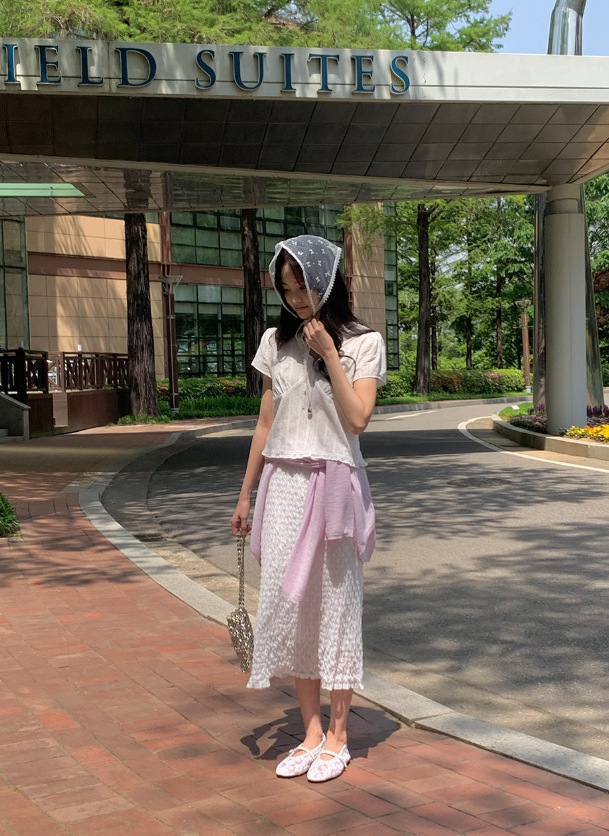 epa☆ドットブラウス epa エパ ドット シアーブラウス ブラック - メルカリ