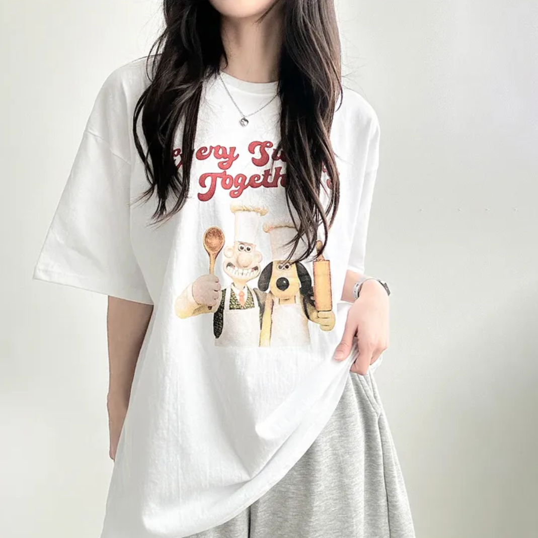 HUMAN ポケットのハートレタリングプリント半袖Tシャツ オーバーサイズレタリングプリント半袖Tシャツ | ファッション