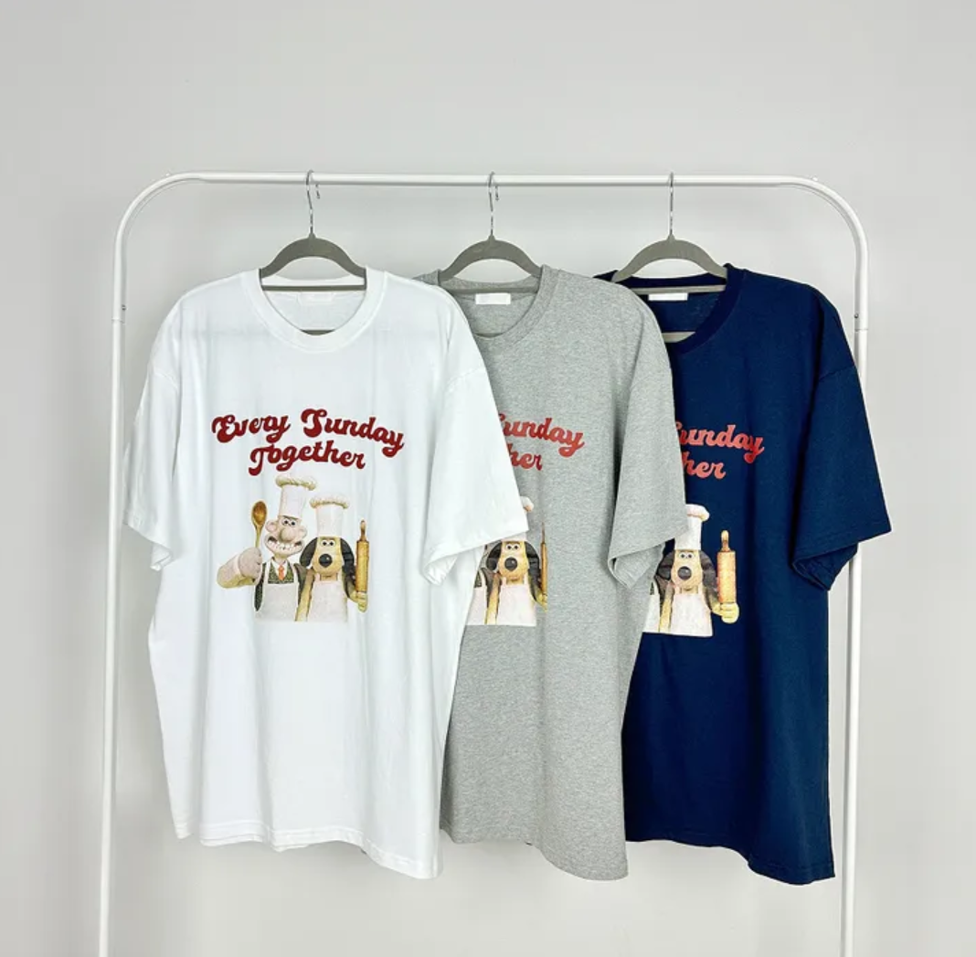 オーバーサイズレタリングプリント半袖Tシャツ | ファッション