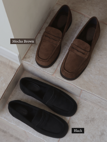 ベーシックスクエアトーローファー