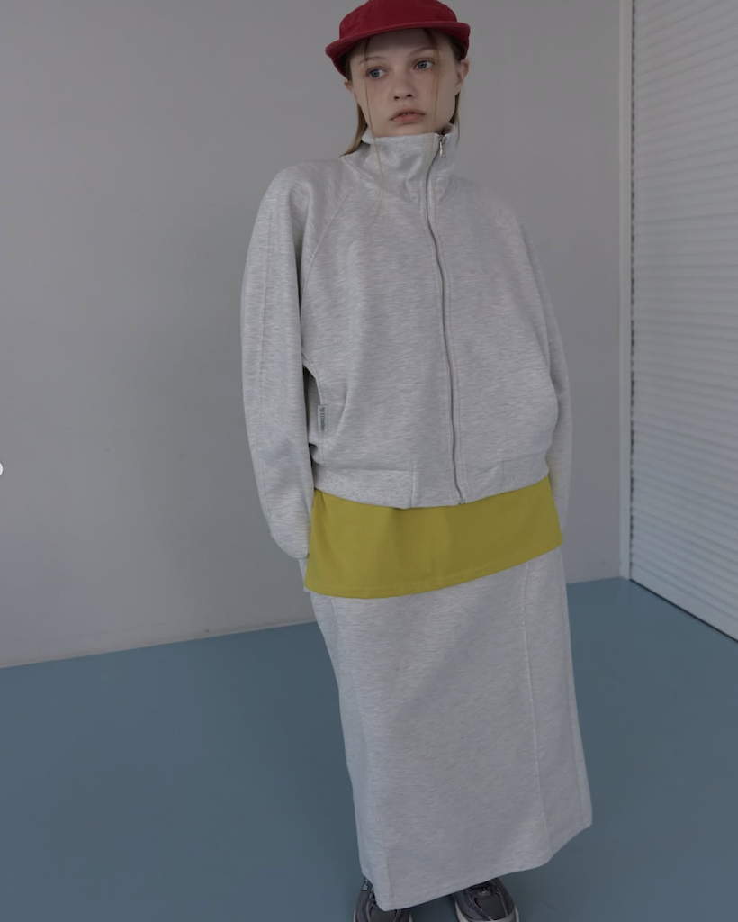 ウエストゴムスウェットスカート