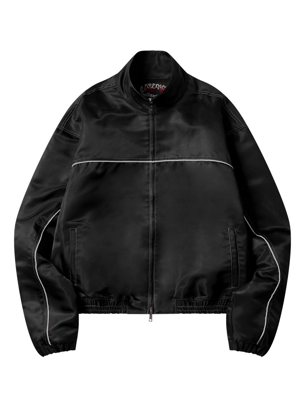 Tribal Logo Nylon Racing Jacket - Navy | ファッション通販サイト NUGU