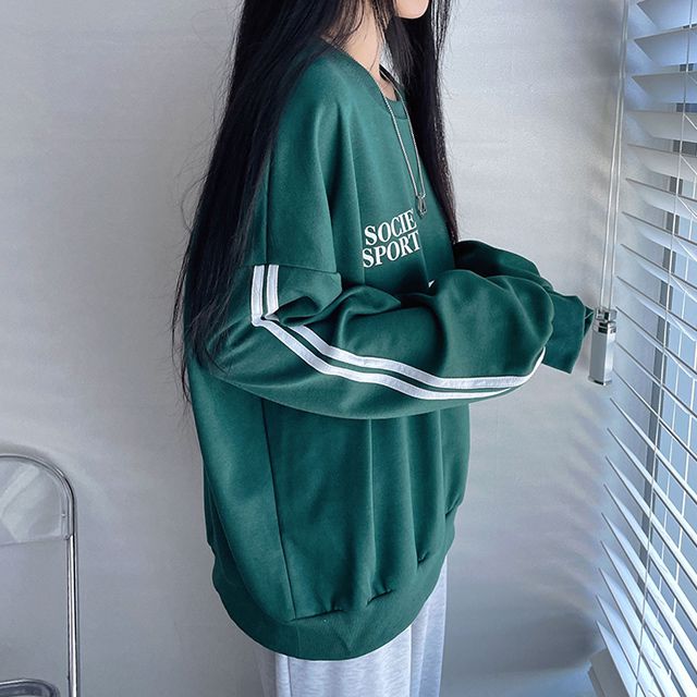 スポーティーラインオーバーサイズスウェット | ファッション通販