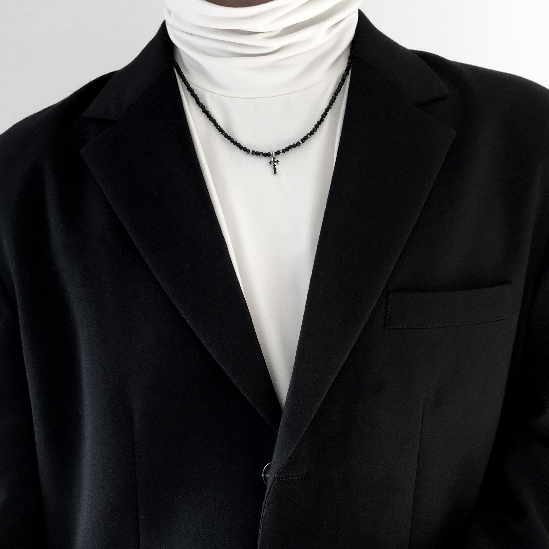 二代目与三郎　べっこう　ビーズネックレス 作家物・ニ代目 与三郎】 べっ甲細工 鼈甲 ネックレス 漆塗り 栞