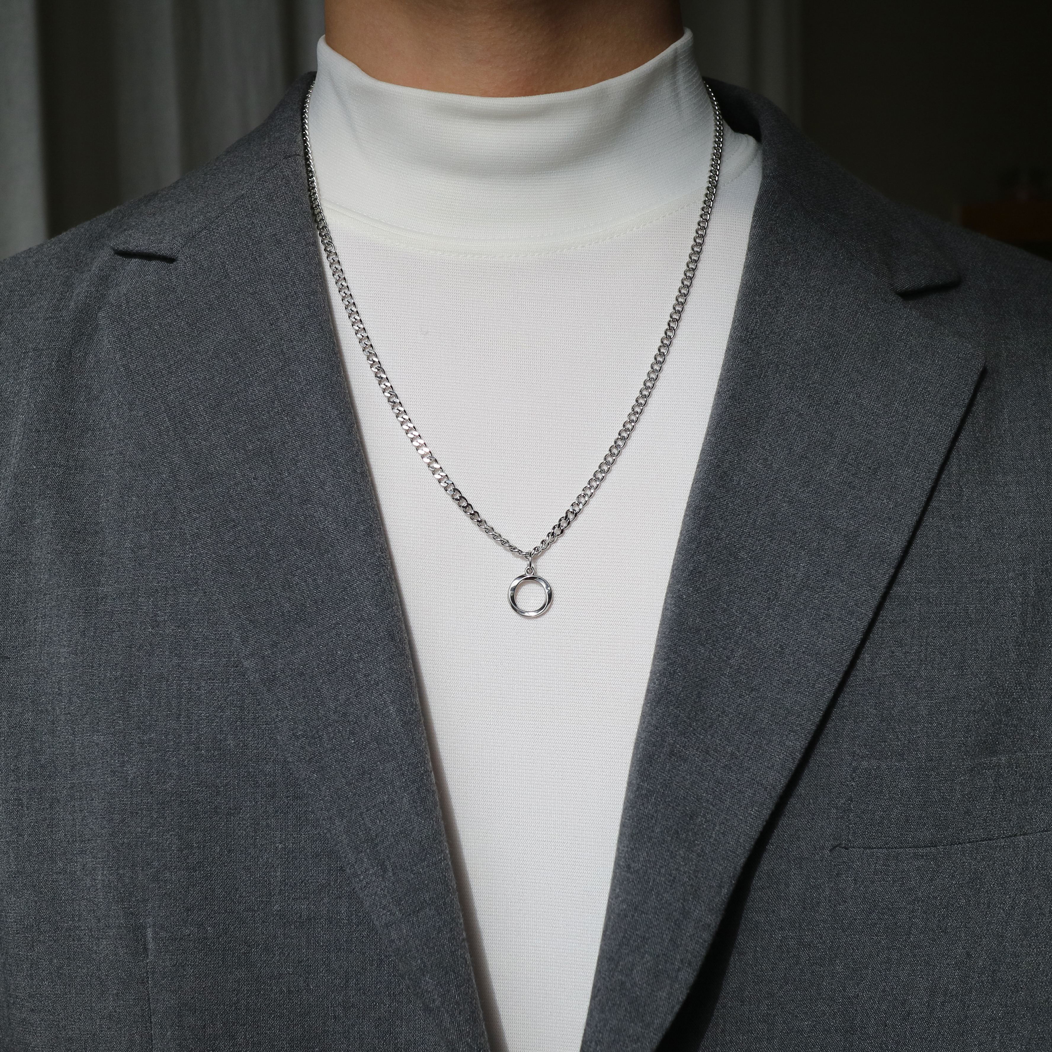 市松　SILVER 980ネックレス ユニセックス 市松 SILVER 980ネックレス ユニセックス 市松 イチマツ ダブル