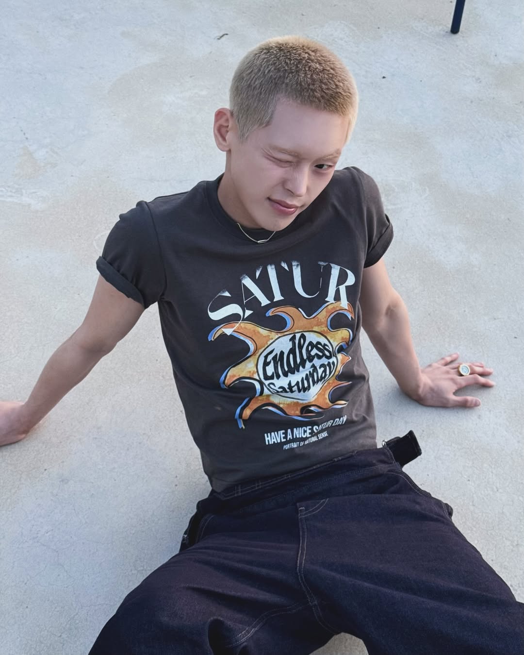 gnuhr RETRO POLKA TUBULAR T黒 ドット柄 Retro Polka Tubular T – CW&T