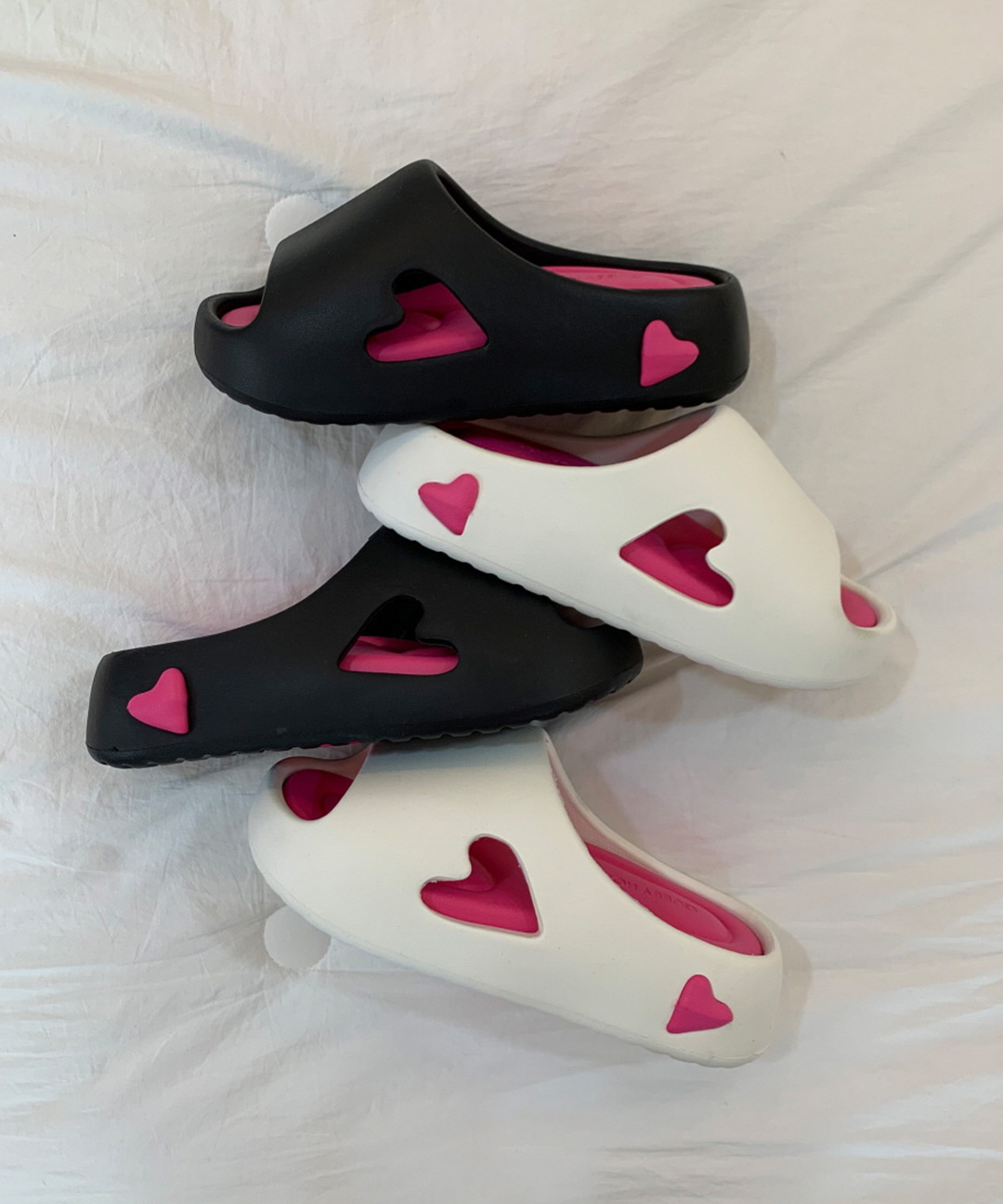 ハート厚底スリッパ
