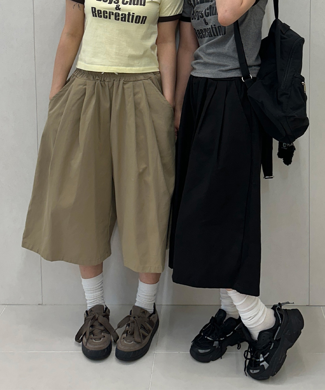 オーバーサイズコットンハーフパンツ | ファッション通販サイト NUGU