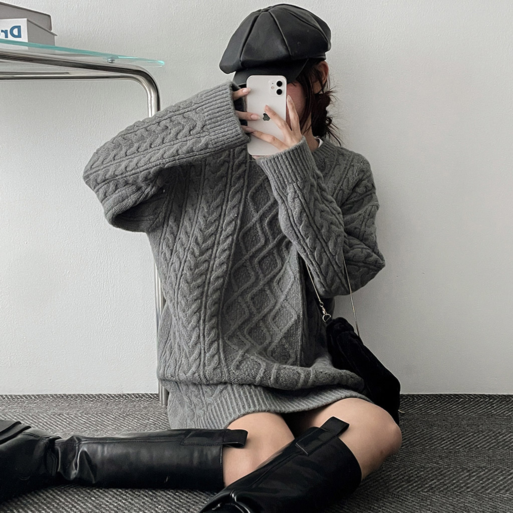 Merneツイストニットワンピース(4color) | ファッション通販サイト NUGU