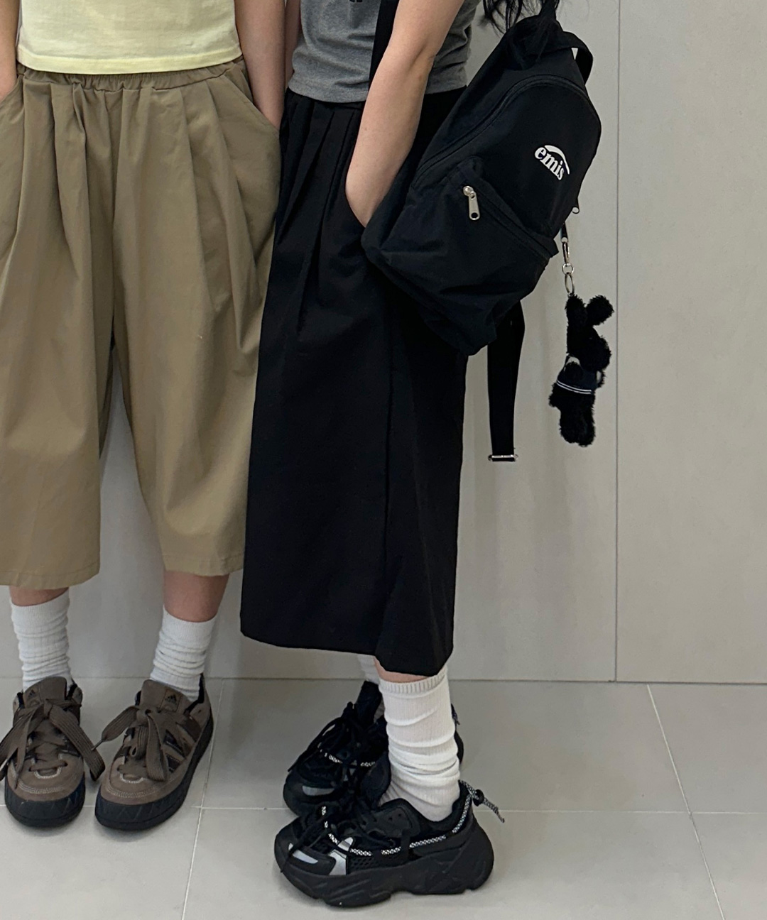 オーバーサイズコットンハーフパンツ | ファッション通販サイト NUGU