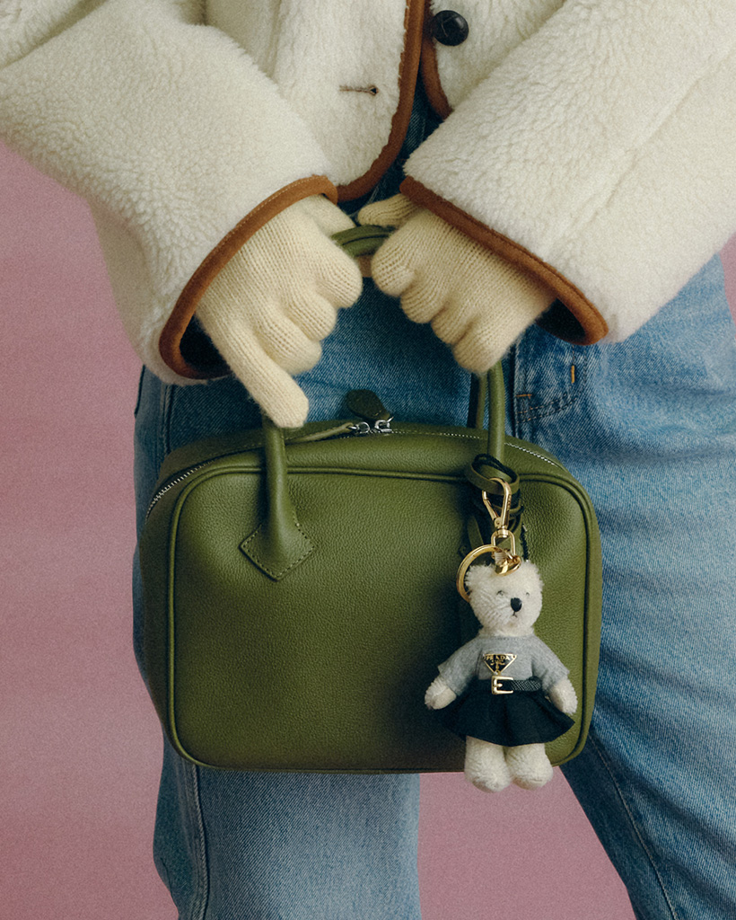 [nugu限定商品] Iann Leather Mini Bag (Olive)