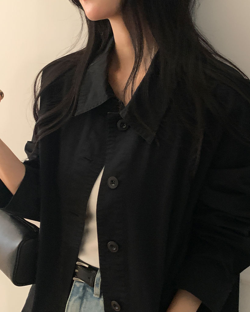 [made] British wash half jacket