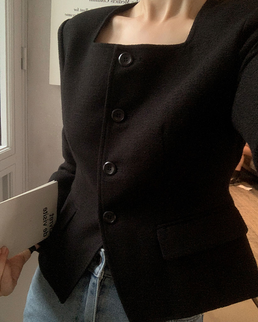 [made] Labien tweed jacket