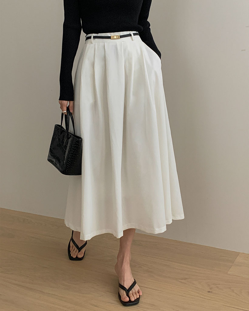 [made] Muriel flare skirt