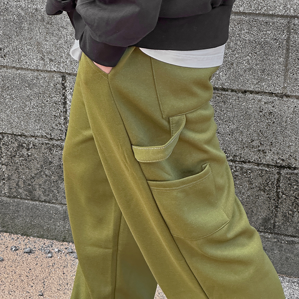 ウエストゴムワイドカーペンターパンツ | ファッション通販