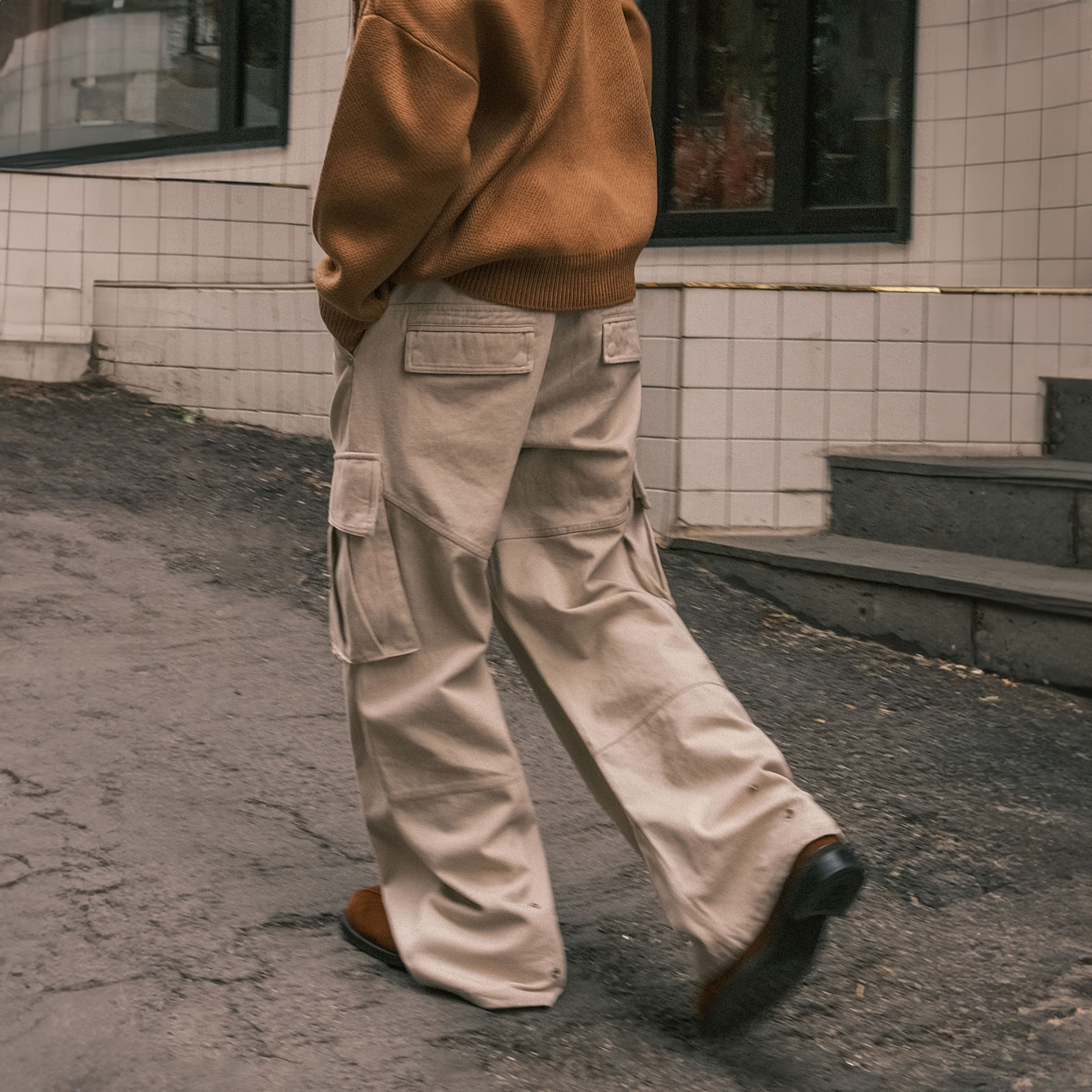 cotton dart cargo pants | ファッション通販サイト NUGU