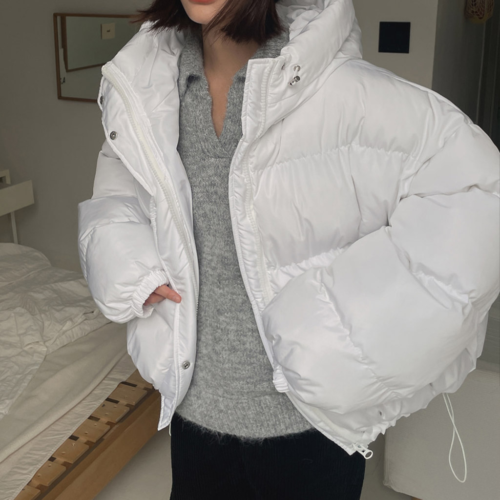 Bynフードクロップドダウンジャケット | ファッション通販サイト NUGU