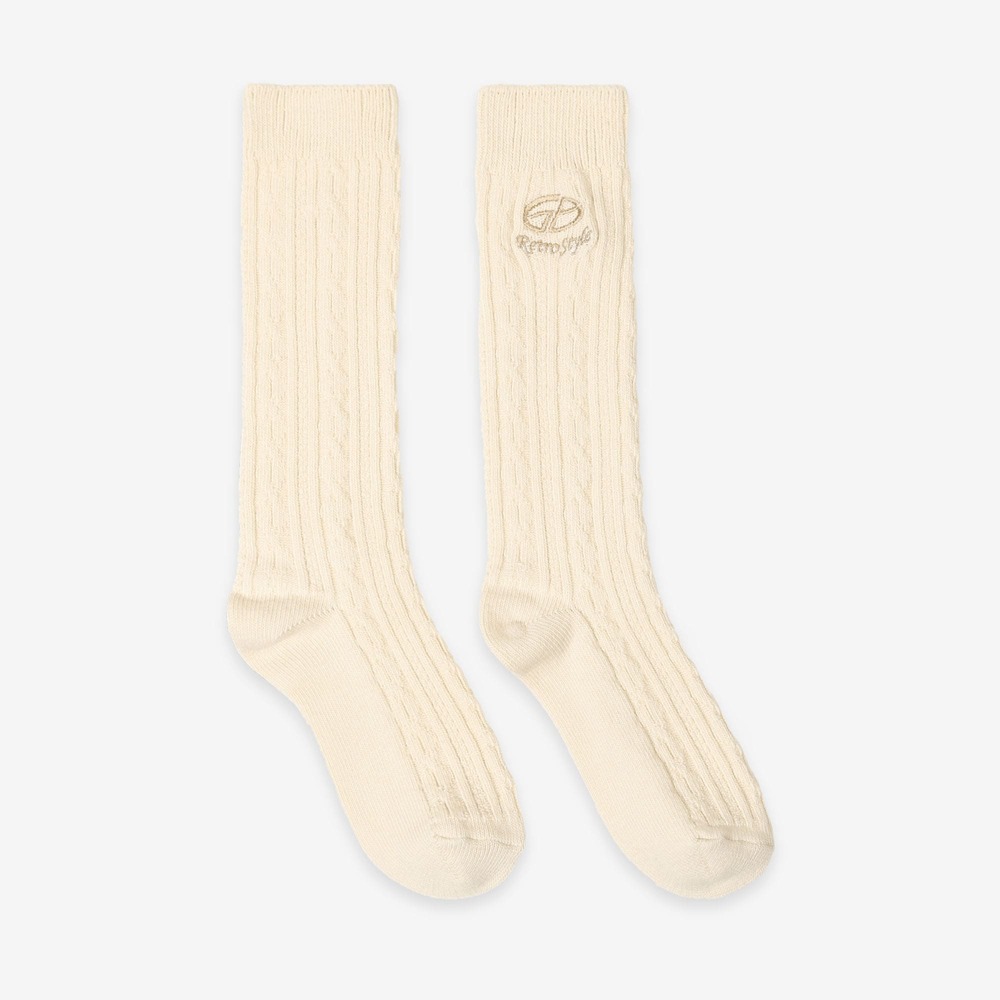 Logo Point Knit Socks