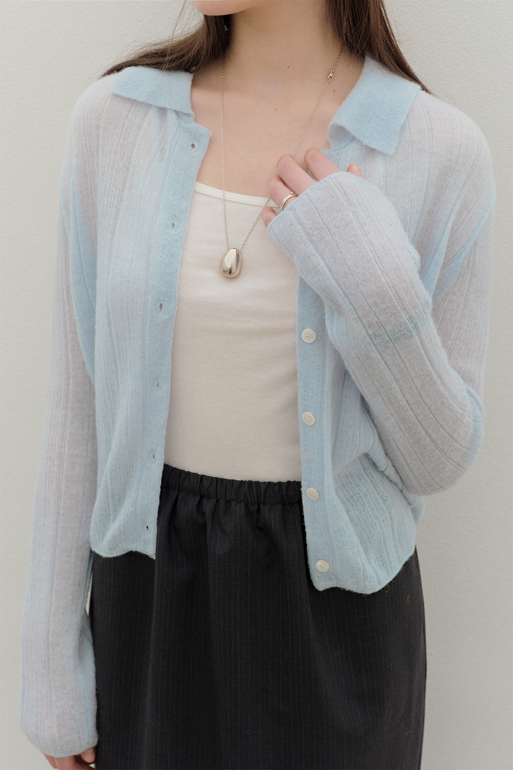 【韓国MODEST MOOD モデストムード】Etoile Skirt Etoile Skirt (cream) - Modest Mood