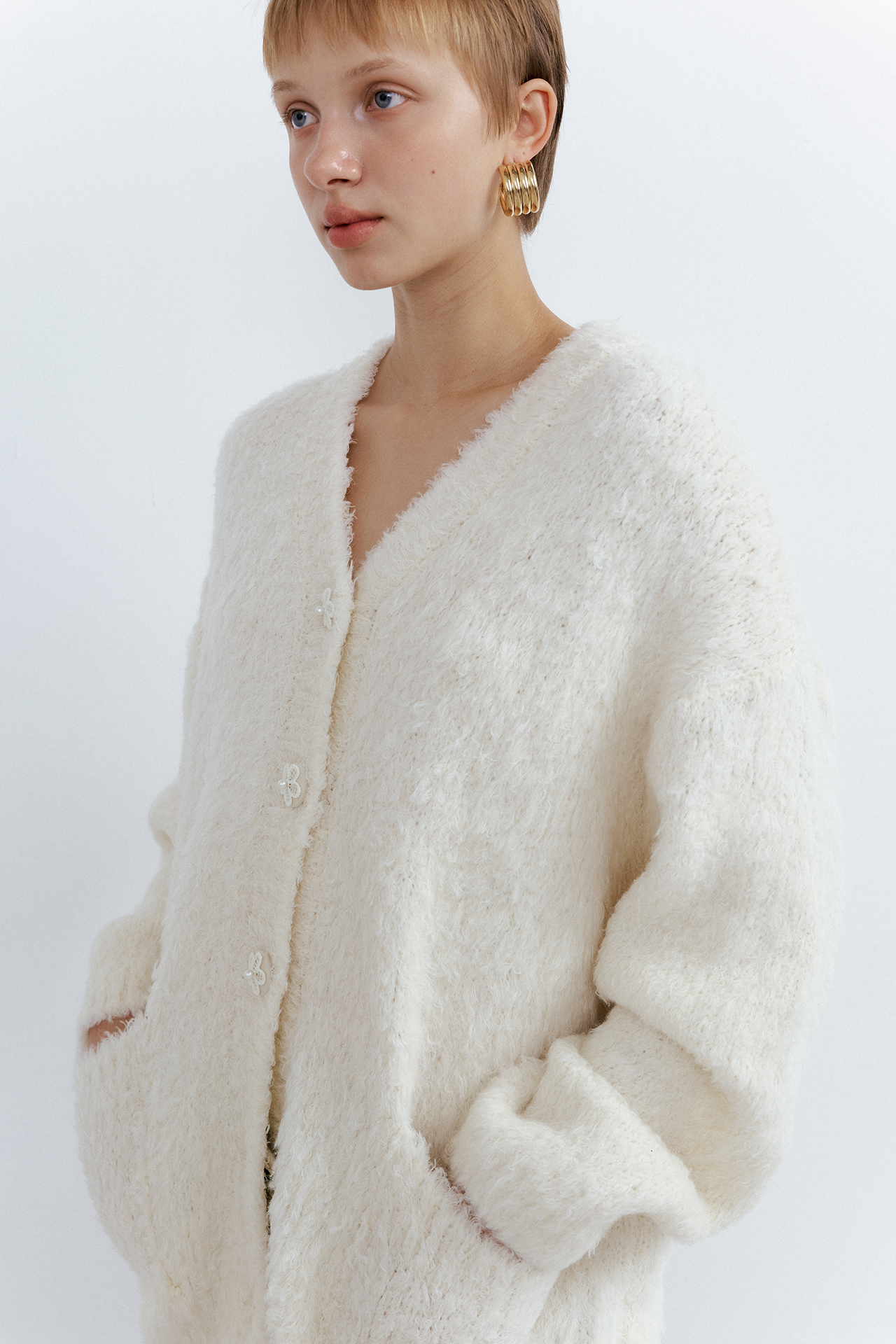 Storybook Cardigan_Plain Ivory