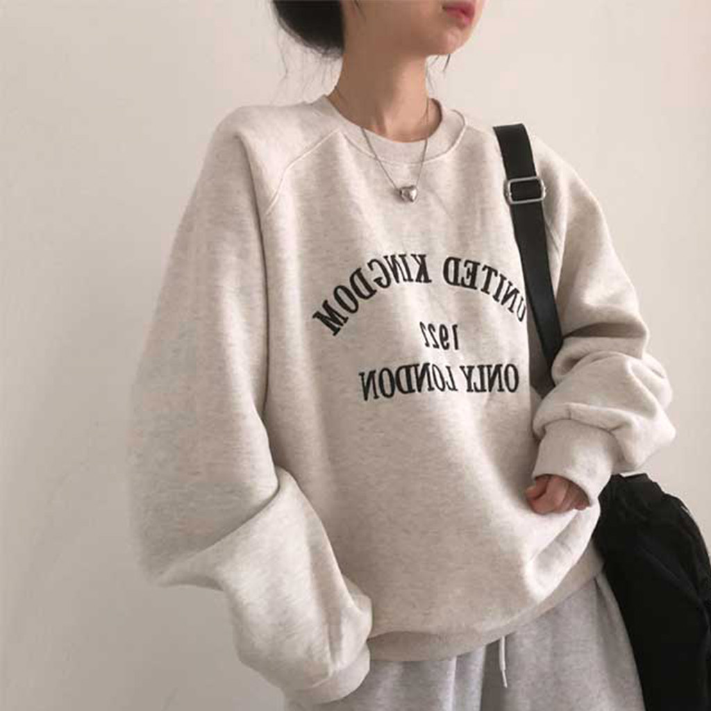 裏起毛カジュアルスウェットシャツ