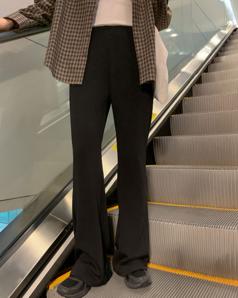 [made] Premium Melting Airport Bootcut Pants