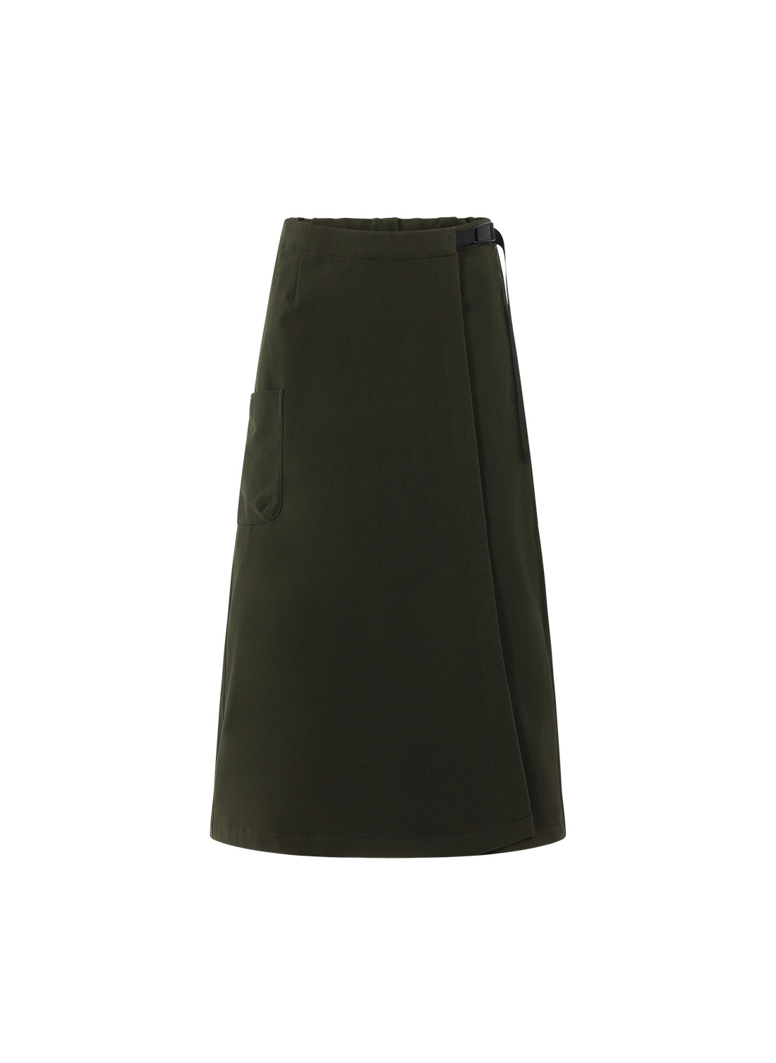 ◆レディースSY32◆ダブルフェイスラップスカート &. NOSTALGIA スカート 「ZOZO限定」ディープスリットラップ風