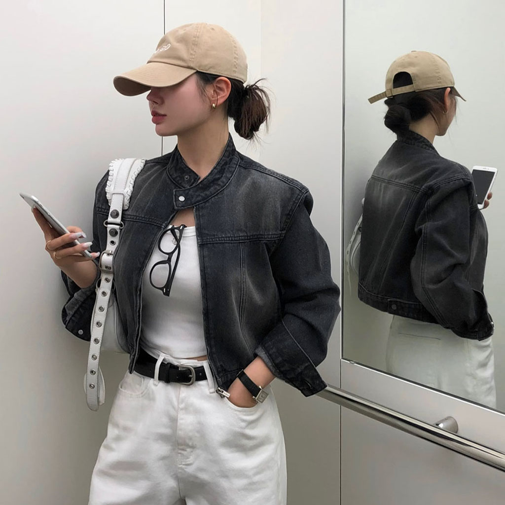 ナショナルスタンダード　スタジャン　ジャケット　Y2K　ロング丈　YUKI ナショナルスタンダード スタジャン YUKI着用の通販 by