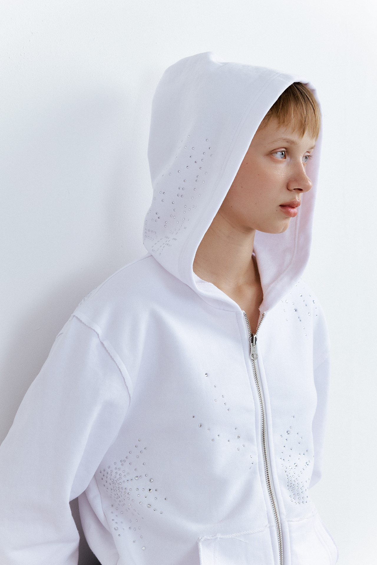 Crystal Reversible Hoodie_Off White