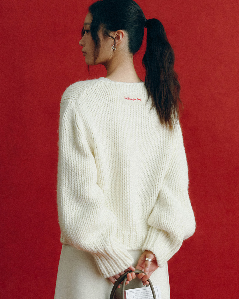 Suan Wool Hand Knit (Ivory)