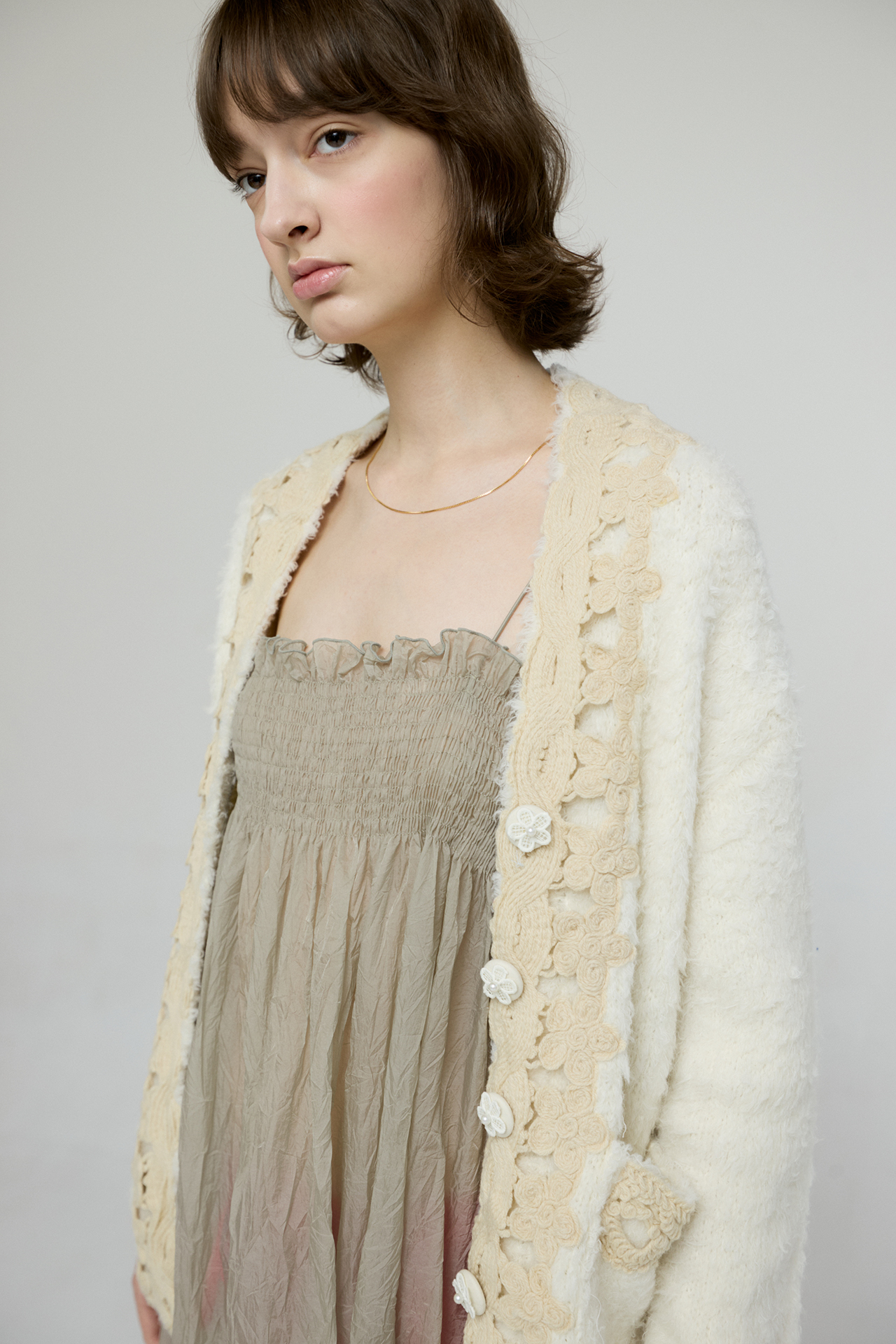 フリンジVカーディガン | ファッション通販サイト NUGU